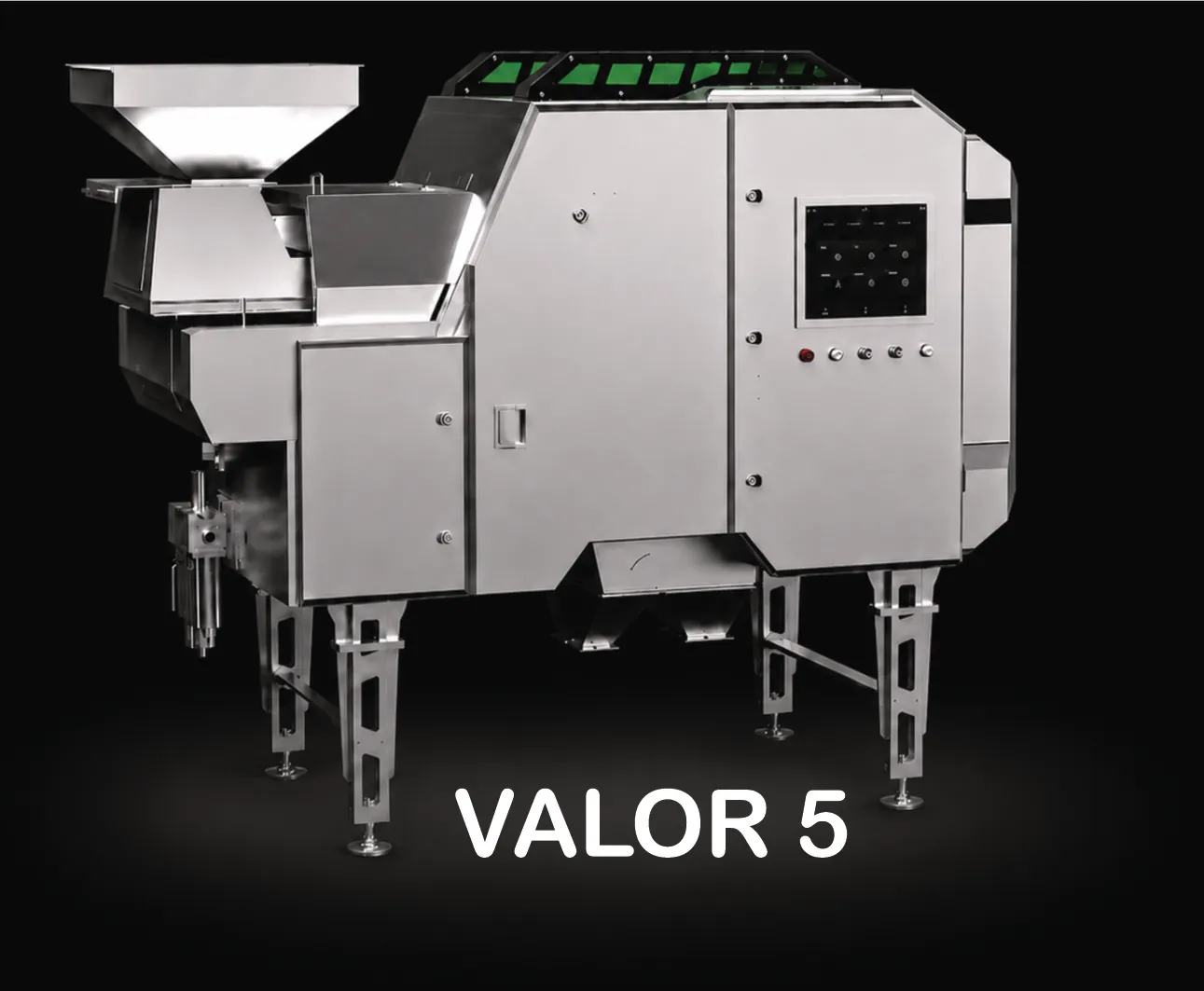 VALOR 5 — our chute-type color sorter